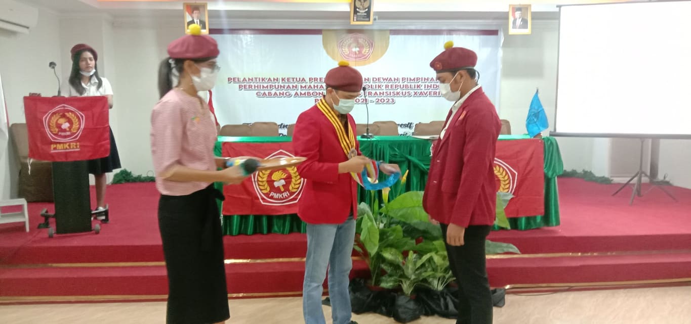 Ketua Presidium PP PMKRI Resmi Melantik DPC PMKRI Cabang Ambon