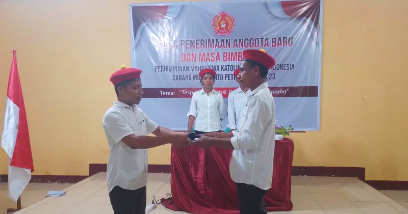 Raynoldus Goa Dhari Terpilih sebagai Ketua Presidium PMKRI Cabang Mbay periode 2023/2024